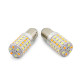 12 volts - Canbus CAR LED SIGNAL - BAY15D - white + yellow - D18*48mm - T18-1157-54L-WY - AZLED